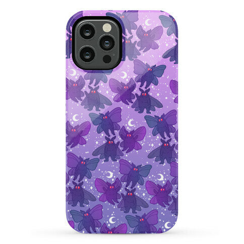 Chubby Mothman Nighttime Pattern Phone Case